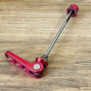 Vintage 90s Ringle Ti-Stix Titanium Front Skewer 9mm Red Anodized - Picture 1 of 7