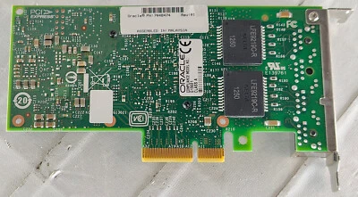 Sun Oracle 7048474 Quad Port GbE PCI-E 2.0 LP UTP G13021 G29836-011 - Image 1 of 4