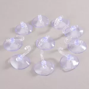 Ganchos para ventosa de goma de 40 mm baño cocina pared ventana colgador de vidrio 10 piezas - Imagen 1 de 10