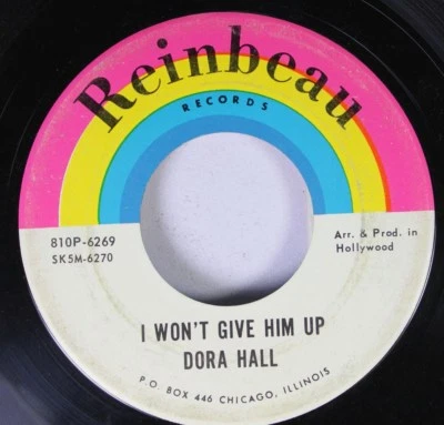 50'S & 60'S 45 Dora Hall - I Won'T Give Him Up / Did He Call Today, Mama? On Rei - Image 1 of 2