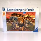 Ravensburger African Splendor Jigsaw 500 Piece Animals Africa Puzzle New 2010