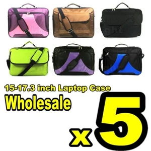 5x New 17.3" 17" 16.4" 15.6" Inch Laptop Notebook carrying briefcase bag case - Picture 1 of 5