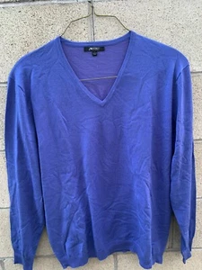 Affinity Apparel Men's long Sleeves Blue Sweater Long Sleeve New without Tags - Picture 1 of 4