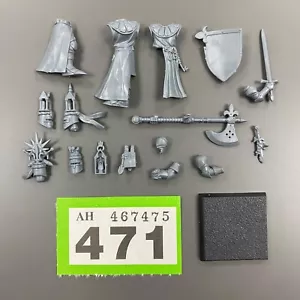 BRETONNIAN KNIGHT ON FOOT 8 WARHAMMER THE OLD WORLD FANTASY - Picture 1 of 1