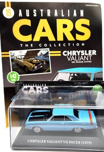 Chrysler Valiant VG Pacer 1970 #19 1:43 Scale Diecast Australian Classic Cars - Picture 1 of 10