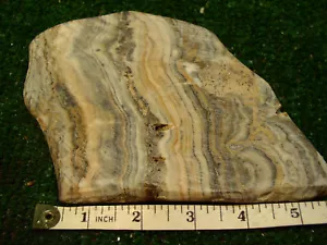 Large Flower ONYX SLAB 471 Grams Cab Rough - Picture 1 of 4