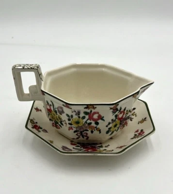 Royal Doulton Old Leeds Spray Gravy Boat Foto 1 de 4