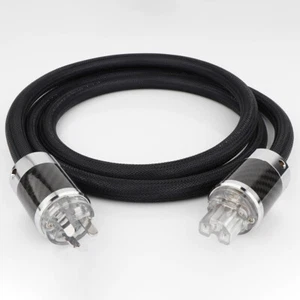 Audio 7N OFC Conductor Power Cable Audiophile Amplifier Supply Mains Cord lot - Picture 1 of 7