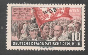 Alemania DDR #235 (A64) en muy buen estado como nuevo LH - 1955 10pf Demostración de los Trabajadores - Imagen 1 de 1