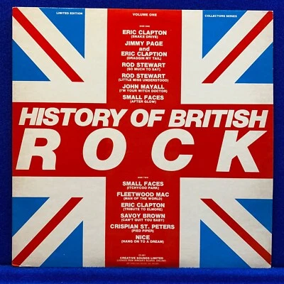 HISTORY OF BRITISH ROCK, VOLUME 1, LP VINYL Record Album LIMITED EDITION NM/NM - Image 1 of 4
