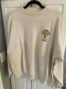 Vtg University of Illinois Football 1990 Florida Citrus Bowl Sweater Virginia L - Picture 1 of 7