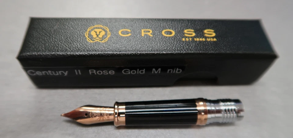 Cross Century ll Oro Rosa Punta Mediana Nuevo en Caja Foto 1 de 2