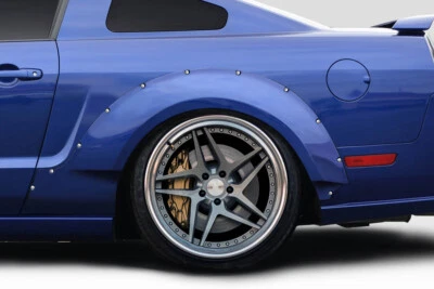 For 2005-2009 Mustang Duraflex Circuit Wide Body 75MM Rear Fender Flares - 2 Pie Foto 1 de 4