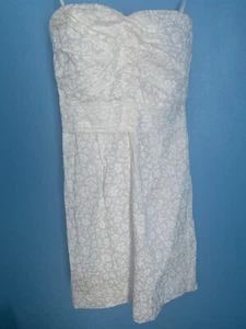 Marc By Marc Jacobs Cream Strapless Bustier Top Dress NWT Y2K Size 6 Angel - Picture 1 of 10