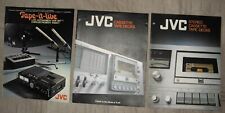 JVC Kassettendecks Kataloge Broschüren Lot