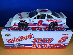 B9-43 JEFF BURTON #8 BABBY RUTH - AUTOGRAPHED - 1990 FORD THUNDERBIRD - BANK - Picture 1 of 10
