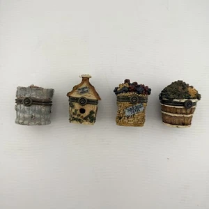 Boyds Bears Onkel Bohnen Schatzkisten Schmuck Geschenk Sammlerstück 4 Stück - Bild 1 von 8