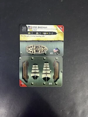 Wizkids Pirates Pocketmodel - USS Buffalo Collectible Ship - Image 1 of 2
