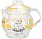 Moomin Snorkmaiden Teapot Glass Heat Resistant 460ml w/ Strainer Japan Limited