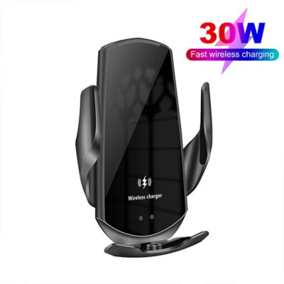 Cargador inalámbrico de coche por inducción infrarroja soporte de teléfono para Samsung S25+ iPhone 17 Foto 1 de 4