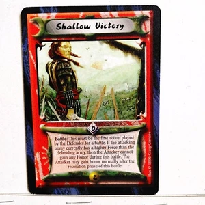 SHALLOW VICTORY -- LEGEND 5 RINGS CCG -- ANVIL OF DESPAIR -- NM - Picture 1 of 1