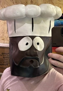 Vintage 1998 South Park Chef Full Head Rubber Mask Rare - Bild 1 von 6