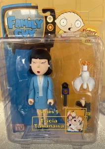 Tricia Takanawa Family Guy Series 5 2006 Mezco Action Figure New! Blue Variant - Picture 1 of 7
