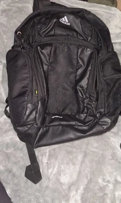 Adidas Multipouch Backpack - Black And Green - Image 1 of 4