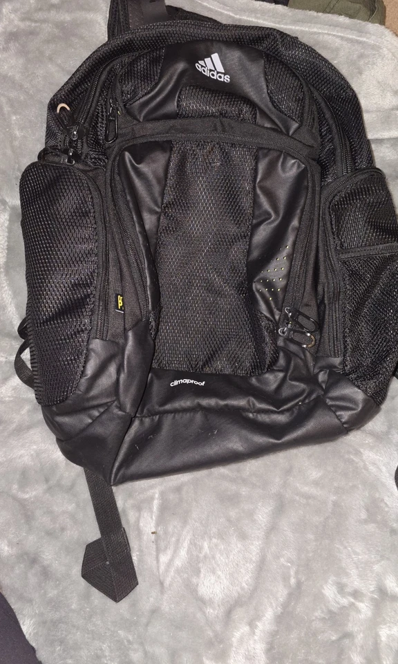 Adidas Multipouch Backpack - Black And Green - Image 1 of 4