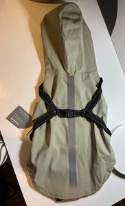 Dociote Dog Hooded Raincoat w/Leash Attach for Small Dogs, Tactical Green XXL - Picture 1 of 12