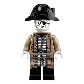 LEGO Pirates of the Caribbean Silent Mary 71042 Lieutenant Lesaro Minifigure