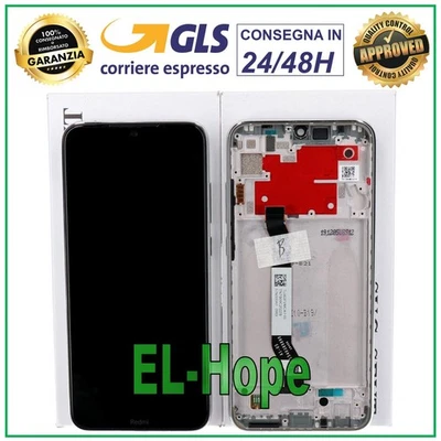 DISPLAY LCD + FRAME ORIGINALE XIAOMI REDMI NOTE 8T M1908C3XG TOUCH SCREEN BIANCO - Immagine 1 di 3