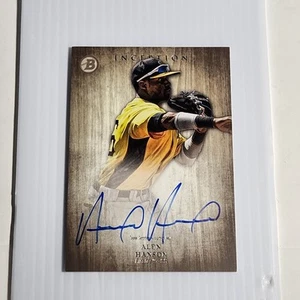 Bowman Inception 2014 - Prospect Autographs Alen Hanson #PA-AH (AU, RC) - Imagen 1 de 2