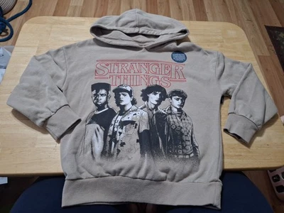 Nueva sudadera con capucha Stranger Things para niño talla 6-7, color visón plateado de H.I.S Foto 1 de 3