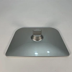 ALBA 22”+ TV Stand w/ Screws for AELKDVD2288S Silver, Used, Minor Scratches - Picture 1 of 9