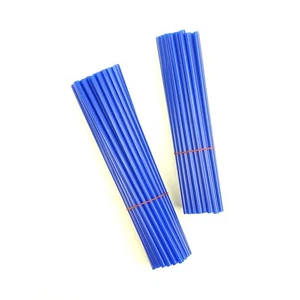 76pcs Wheel Spoke Skin Cover Wrap Kit for Motocross Dirt Bike - Blue 10-270BL - Picture 1 of 4
