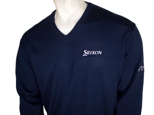 G-MAC XXL Navy Wool Sweater PGA Tour Issue Graeme McDowell Srixon XXIO Logos - Bild 1 von 8