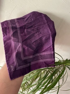 Brioni Purple 100% Silk Hand Made Italy Handkerchief Pocket Square - Picture 1 of 6