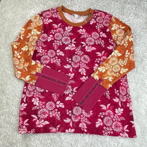 Top Sundance Bright Shore térmico floral manga larga para mujer XL - Imagen 1 de 6