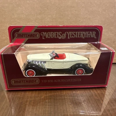 Matchbox Models of Yesteryear Y-19 1936 Auburn Speeder Mint A53 - Image 1 of 4