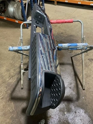 Used Rear Bumper Assembly Rear fits: 2019 Gmc Sierra 1500 pickup step bumper chr - Image 1 of 4