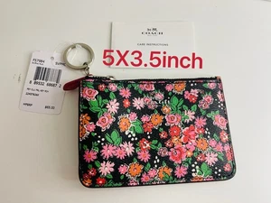 New Coach Key Pouch with zip 3.5X5inch - Picture 1 of 2