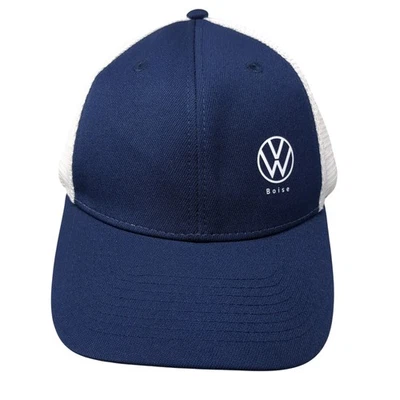 Gorra de camionero Volkswagen Boise Snapback azul talla única malla trasera Merrimack Hat Co. Foto 1 de 4