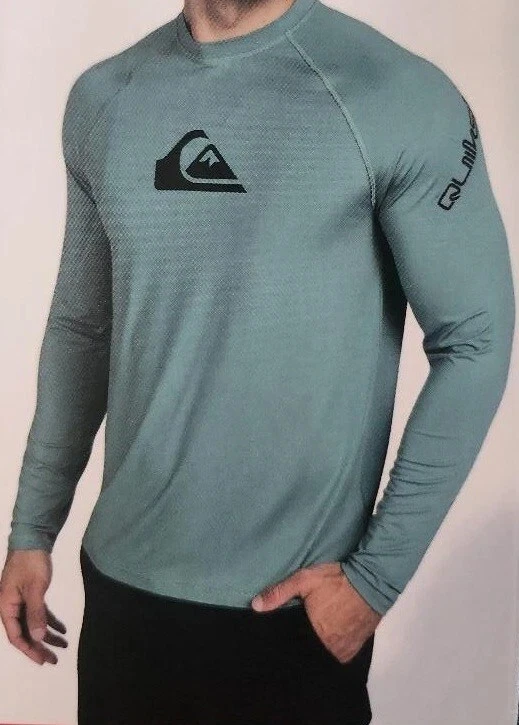 Camiseta de surf Quiksilver para hombre todos los días manga larga aire libre activa UPF 50 gran regalo Foto 1 de 1