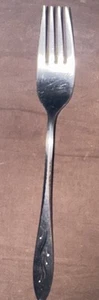 1) ONEIDA ONEIDACRAFT DELUXE EMBER GLOW STAINLESS SALAD FORK 6 1/4 - Picture 1 of 1