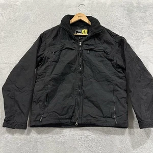 Ferrari Jacke Herren große Reißverschlusstaschen wattiert Bomber schwarz Retro Klassiker - Bild 1 von 7