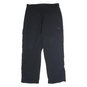 MAMMUT Outdoor Mens Canvas Trousers Black Regular Straight W36 L32 - Picture 1 of 6