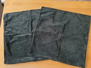 2 IKEA SANELA Kissenbezüge Hüllen 50x50cm Grün Samt   - Bild 1 von 5