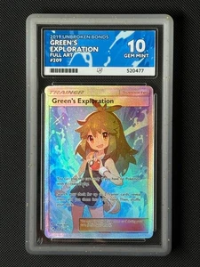ACE 10 Green's Exploration 209/214 Full Art Pokémon Card Unbroken Bonds GEM MINT - Picture 1 of 5