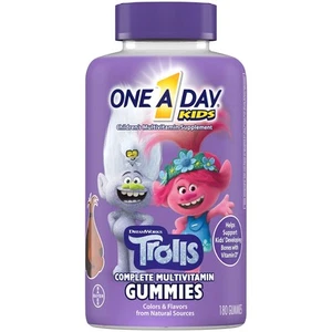 A Day Trolls Multivitamin Gummy, Vitamins with Vitamins A, B6, B12, C, D, E, ... - Picture 1 of 1